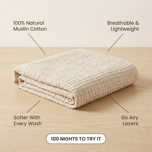 The 100% Cotton Muslin Blanket